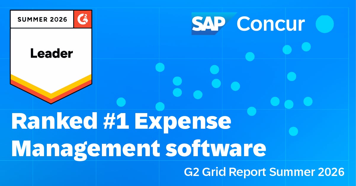 SAP Concur as the #1 expense management solution