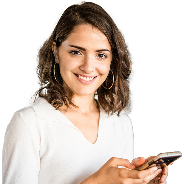 business professional on mobile phone
