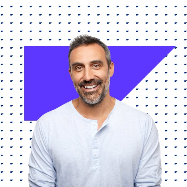 smiling man