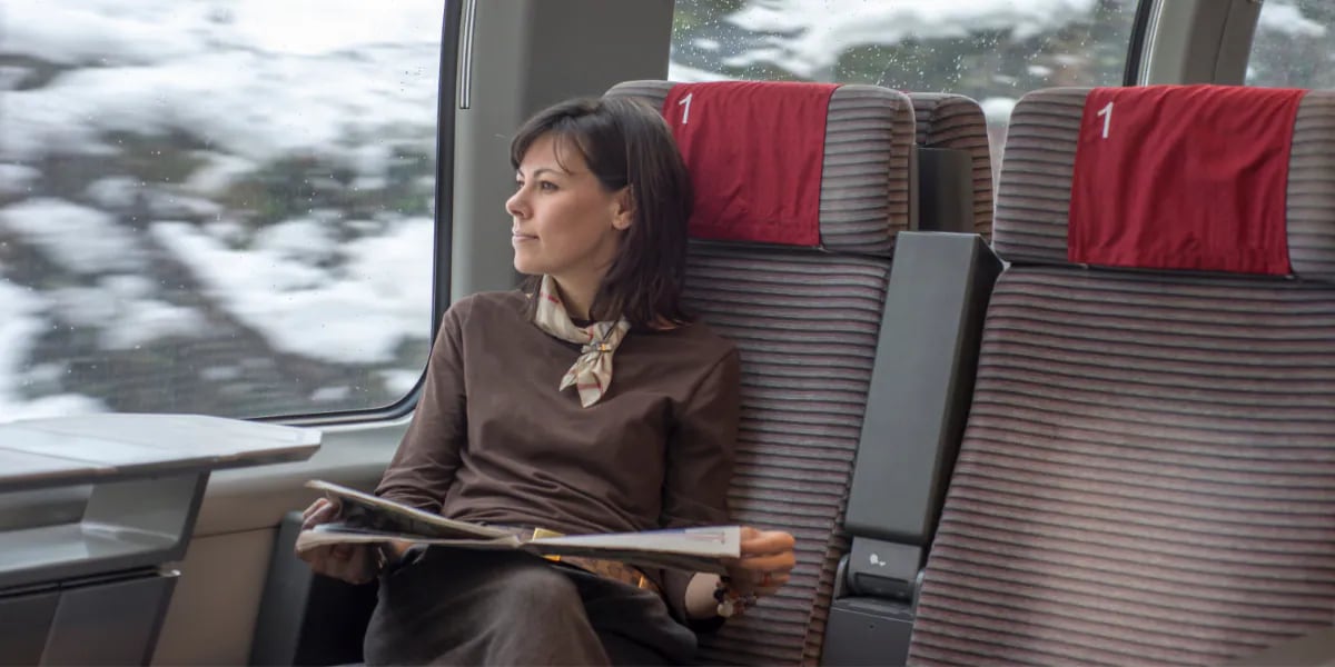 Lady travelling