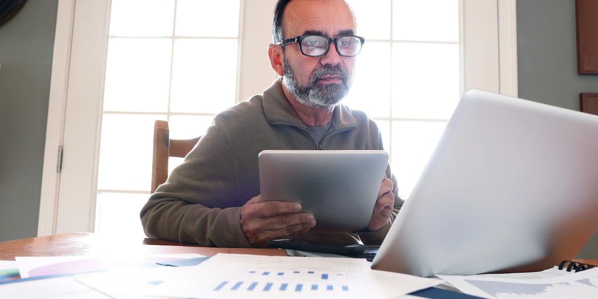 Man on laptop