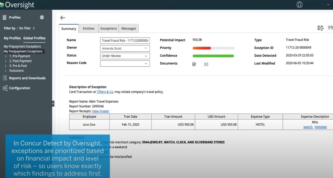 <span>Concur Detect by Oversight Demo Video</span>
