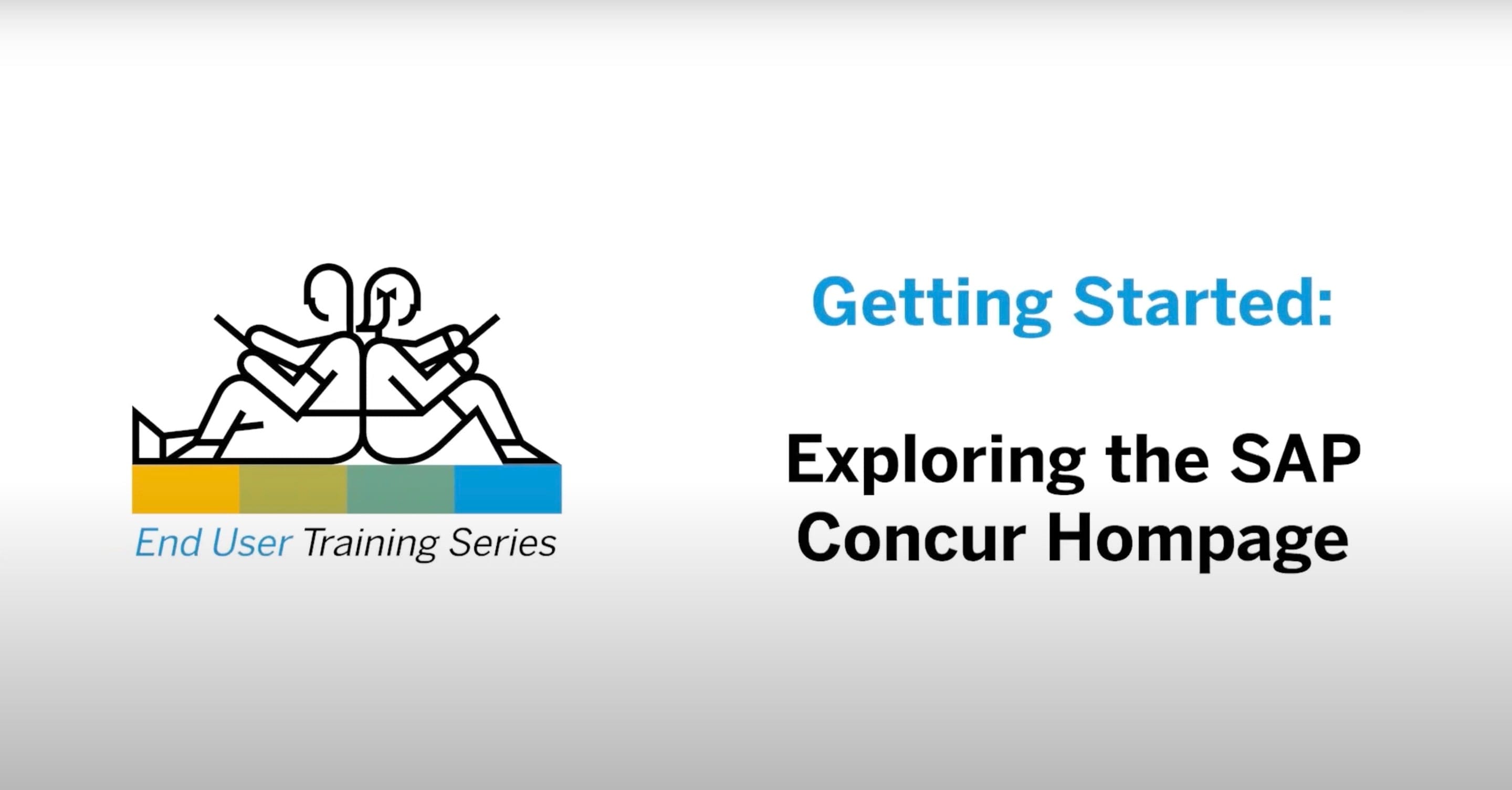 <span>Exploring the SAP Concur Homepage</span>

