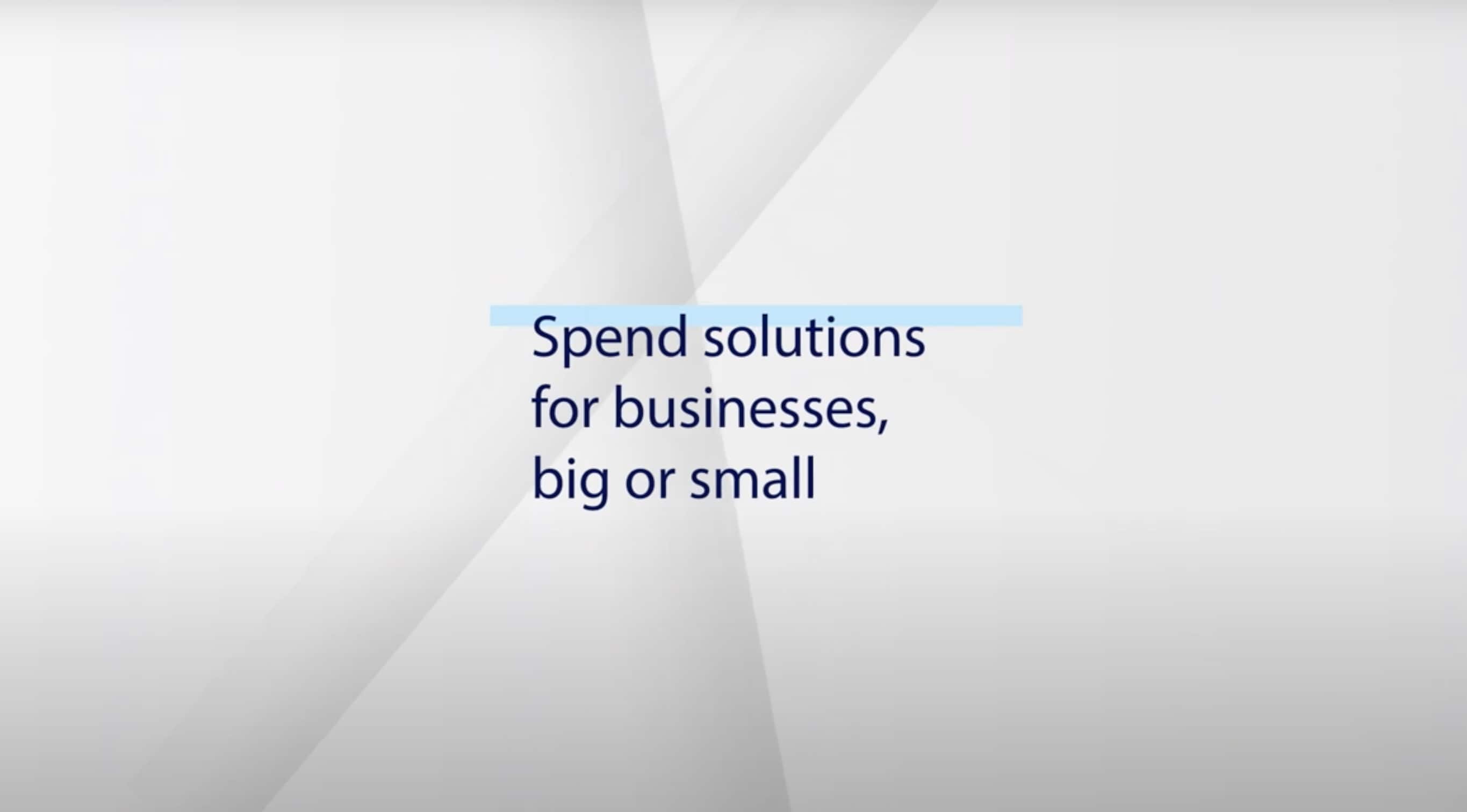 <span>Spend Solutions for Businesses Big or Small</span>
