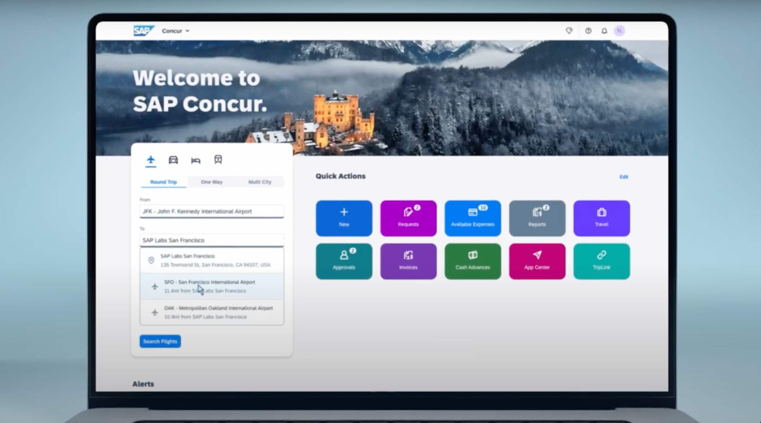 <span>SAP Concur Travel Experience </span>
