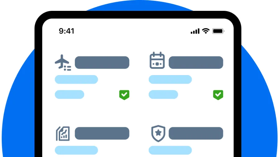 graphic of mobile app