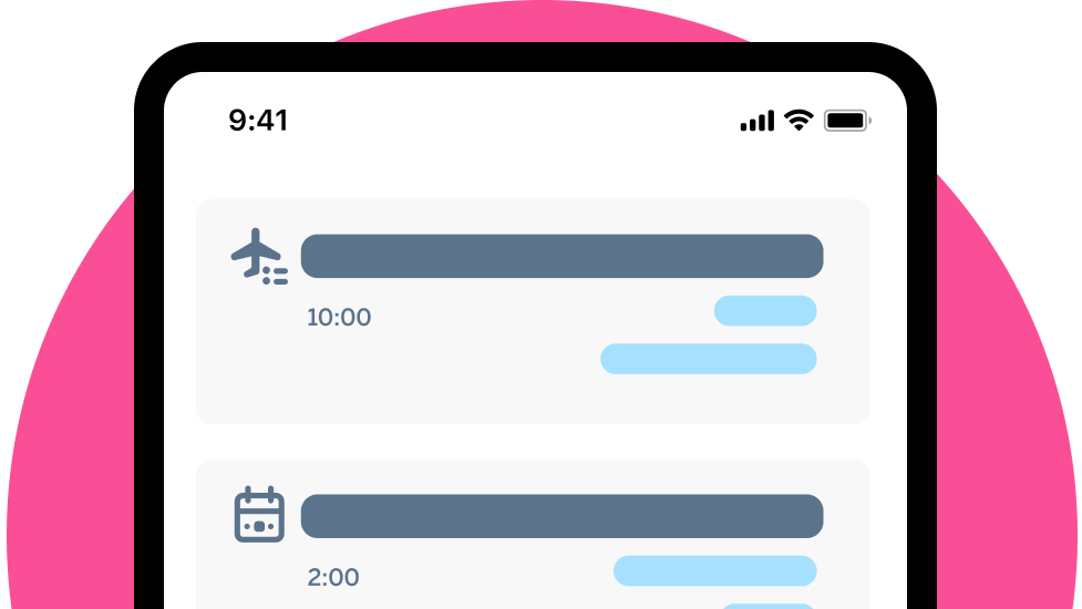 Concur Travel screen