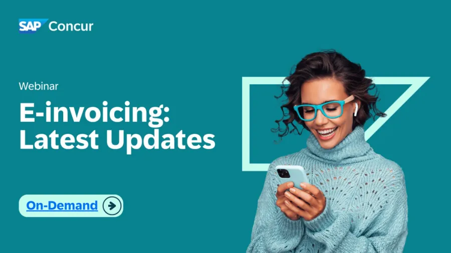 e-invoicing webinar promotional banner