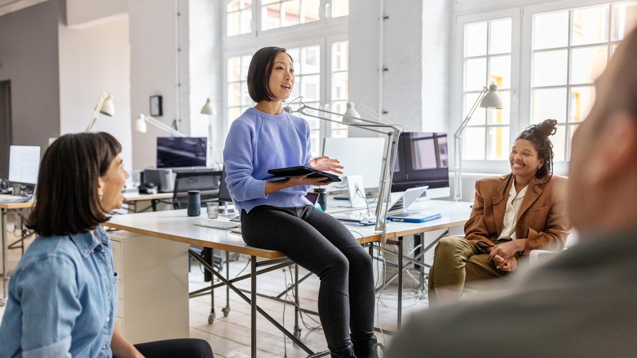 business meeting in office