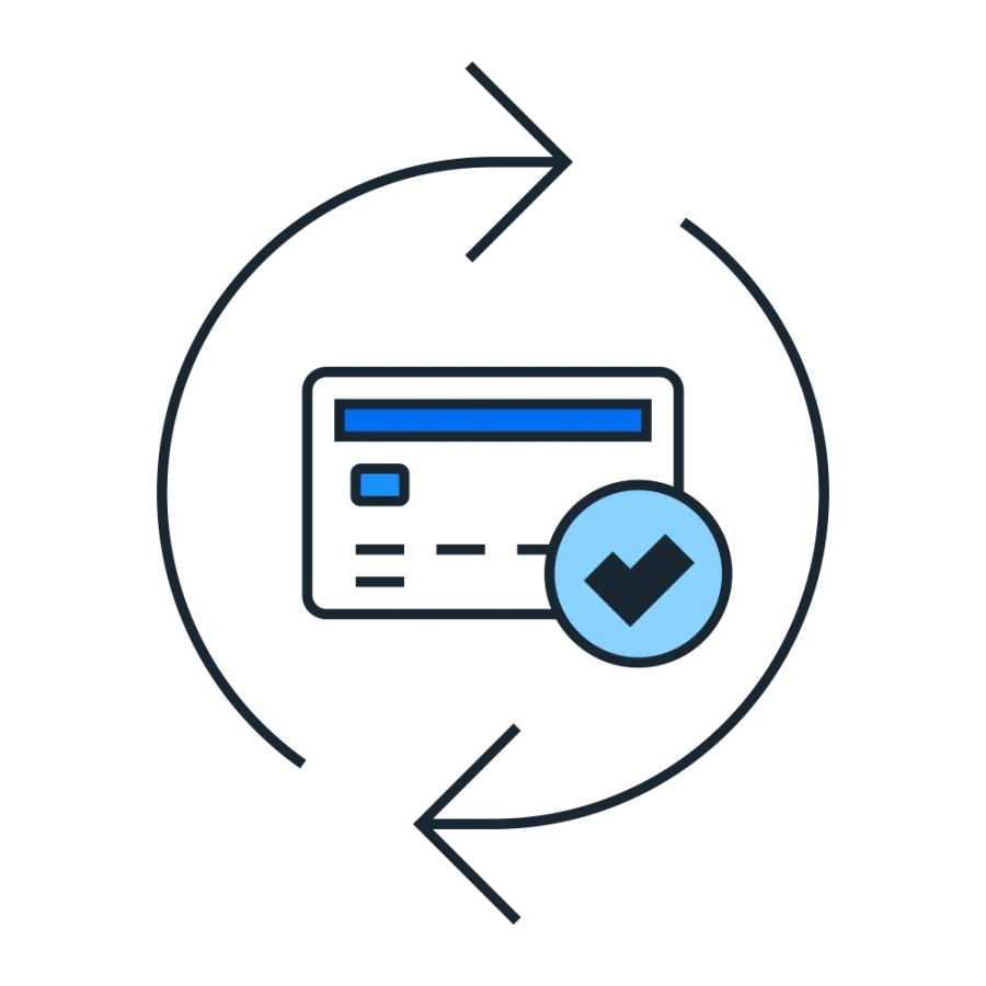 graphic of credit card