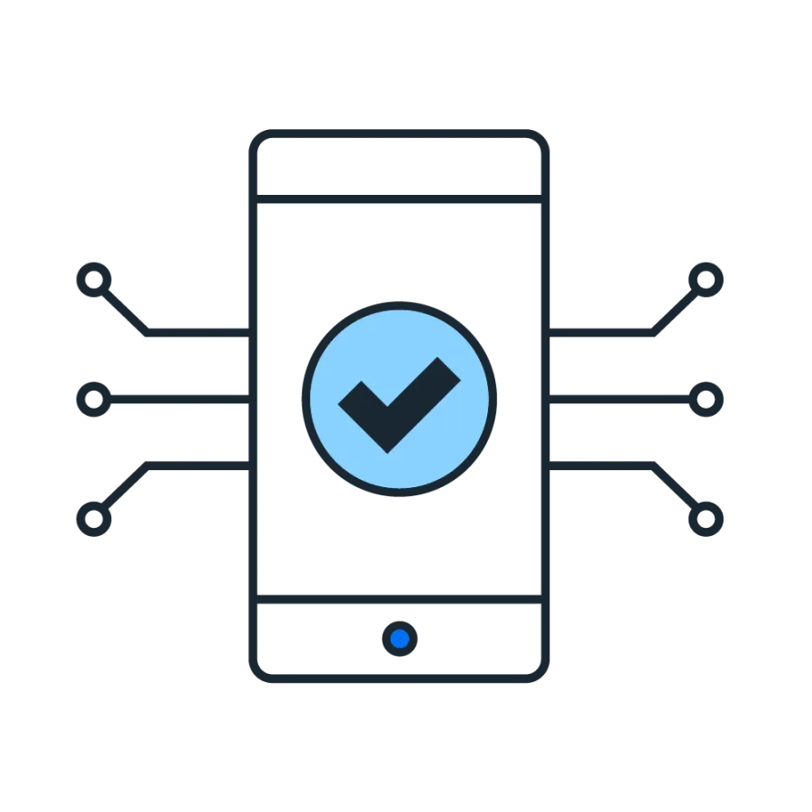 graphic of phone with integrations