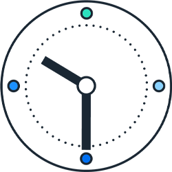 Clock pictogram