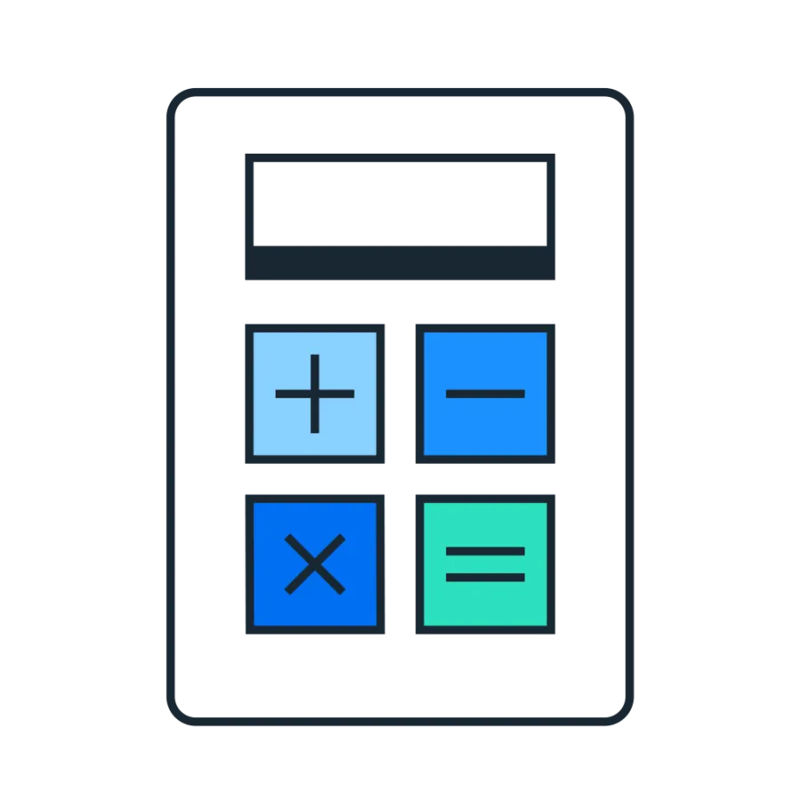 Calculator pictogram