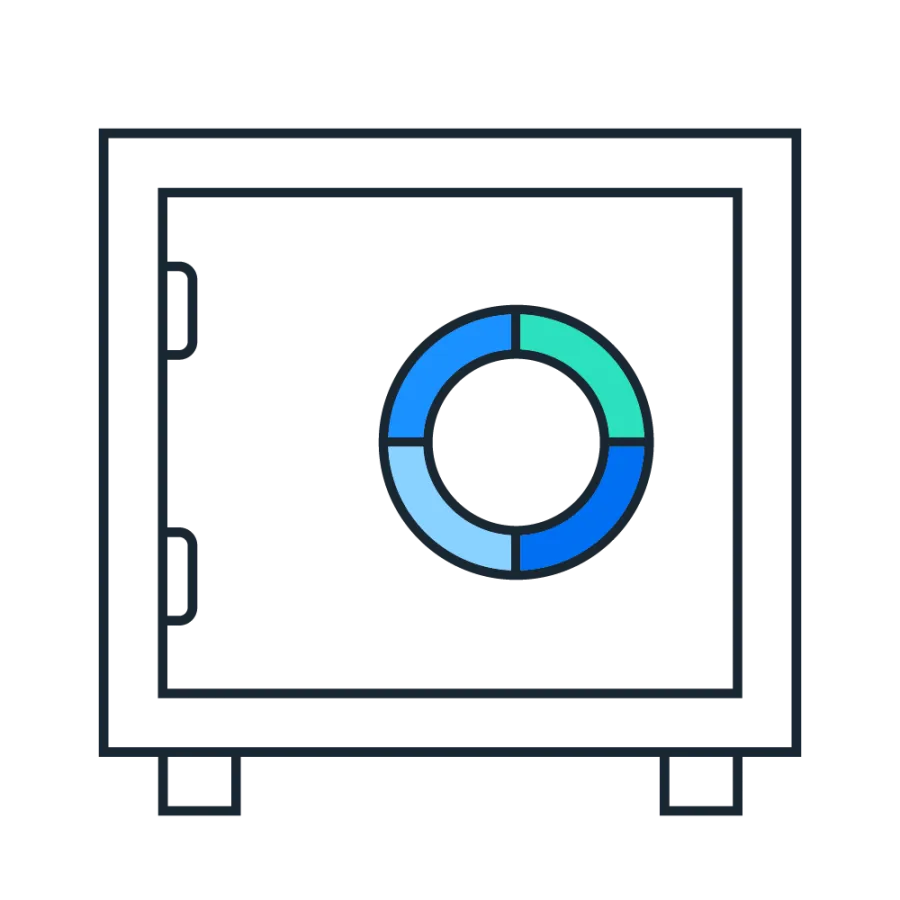 graphic of a safe