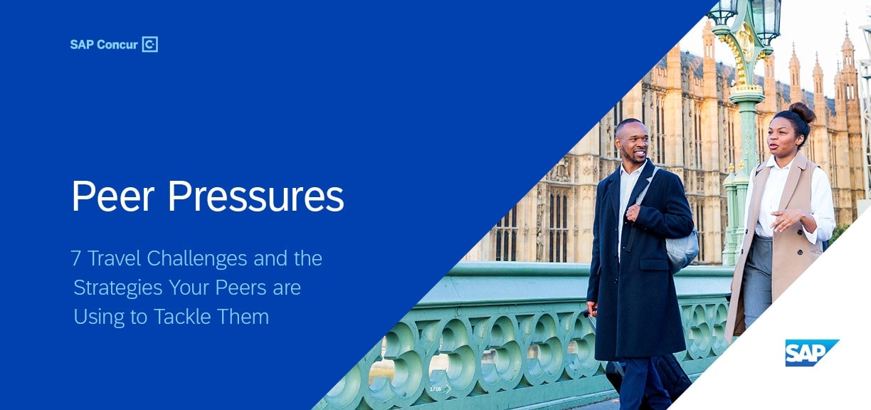 two business travellers in london